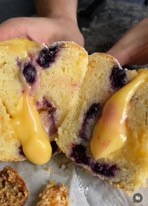 Lemon & blueberry gluten free muffins